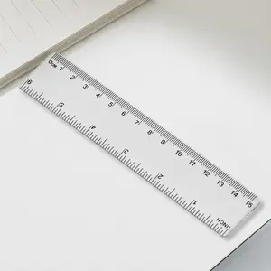 Transparent Anti-Slip Scale Ruler: High Precision Drawing & Measuring Tool for Students. Study, Geometry, Exam Essential. Ins Style Notebook Decoration, Multi-functional Plastic Ruler. Eco-Friendly, Durable, Shatter-Resistant Student Ruler.