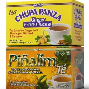 Chupa Panza + Pinalim 2 Box Combo Kit - Pineapple, Ginger Teas - Viral Mexican Teas