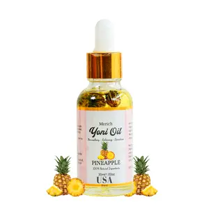 ANGELYCIA Natural Yoni Oil Pineapple, Restores pH Balance for Women Body Care Herbal body  oil Organic