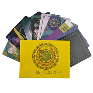 Leo Zodiac Oracle Card Buffet Reading — Personalized 10-Card Spread, 10 Intuitively Drawn Oracle Cards with Meanings on Them