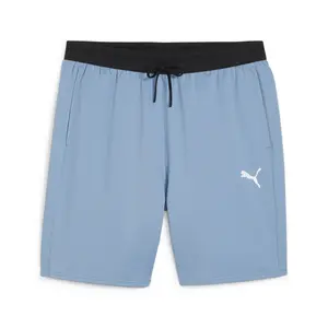 PUMA Mens Cloudspun 7 Inch Knit Shorts Casual Bottoms Casual Pockets - Blue