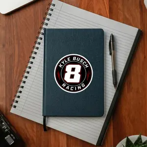 Number 8 Racing Logo Vinyl Sticker, Motorsport Circle Decal, Race Team Inspired Sticker, Car Laptop Notebook Decor