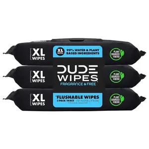 3 Pack 144 Wipes Extra Large Wet Wipes For Adults With Vitamin E and Aloe Wet Tissue