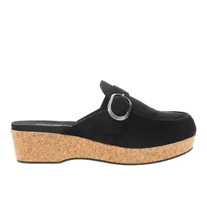 Corkys Womens All Get Out Slip On Clogs Casual - Black