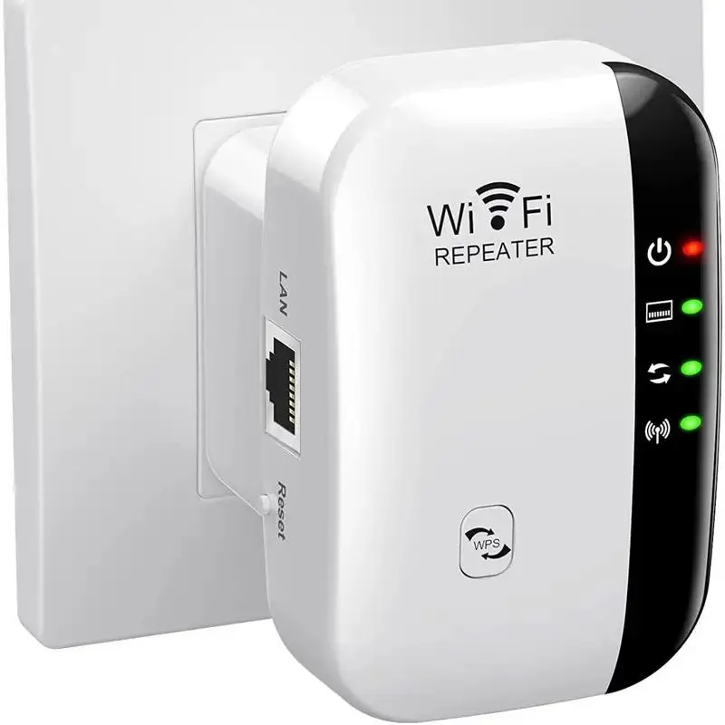 WiFi Repeater, WiFi Extender Signal Booster for Home & Office, 2.4GHz Long Range Amplifier Wireless WiFi Repeater with Ethernet Port, WiFi Extenders Signal Booster for Home