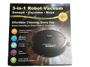 3-in-1 Robot Vacuum – Sweeps, Vacuums, and Mops
