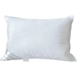 Goose Feathers Down Pillow for Sleeping,Hotel Collection  Size Soft Bed Pillow,  Cover  Size (20X30IN) 1 Pack