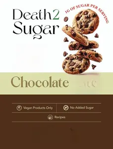 (3 Pack) Chocolate chip cookies Mix by Death2Sugar – Diabetic Friendly, Low Glycemic, Organic ingredients, Plant-Based, Gluten-Free ingredients, 7oz cookieMix