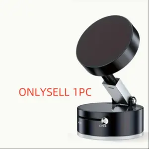 Vacuum Magnetic Suction Cup Folding & Rotating Bracket, Double-sided Suction Cup Universal Vacuum Rotating Bracket, Mobile Phone Bracket, Phone Suction Mount, Cellphone Mount