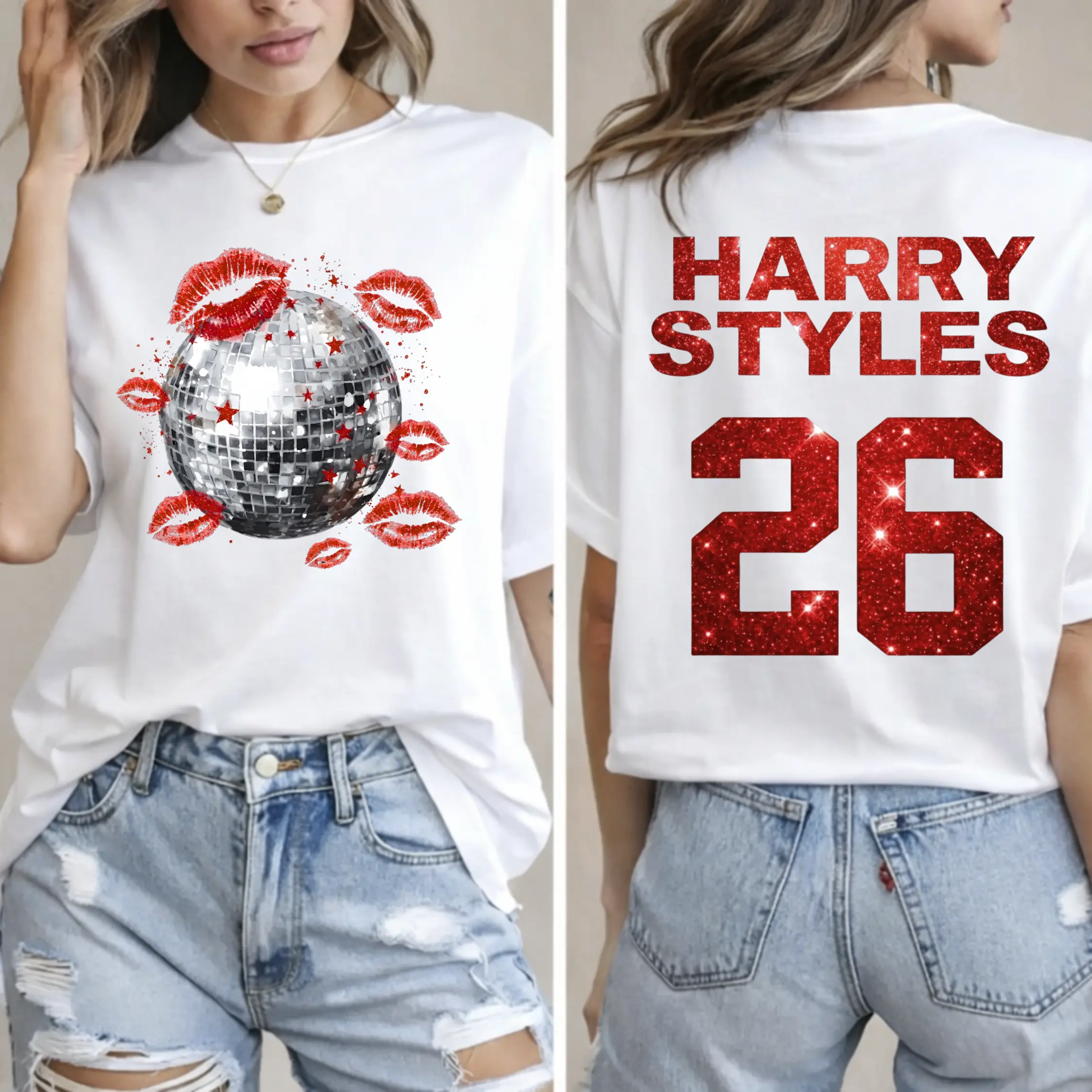 Harry Styles Together Tour Uk 2026 Shirt, Disco Occasionally New Album Graphic Tee, Summer 2026 Concert Merch, Red Harry Styles Graphic Tee, Cute Fan Merch Shirt
