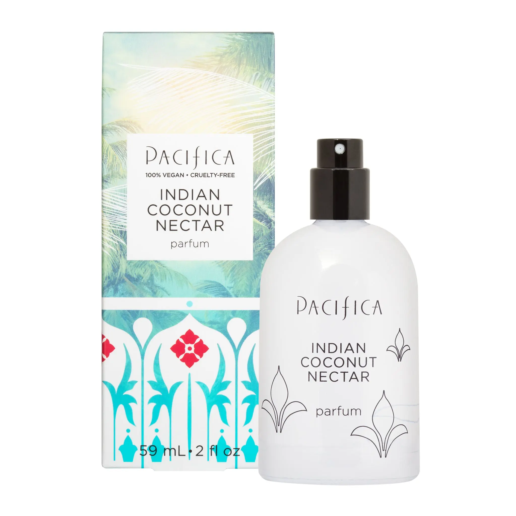 Pacifica Indian Coconut Nectar for Women Parfum Spray, 2.0 Ounce