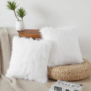 Flafia Faux Fur Fluffy Throw Pillow with Cushion Insert Flafia Faux Fur Fluffy Throw Pillow with Cushion Insert