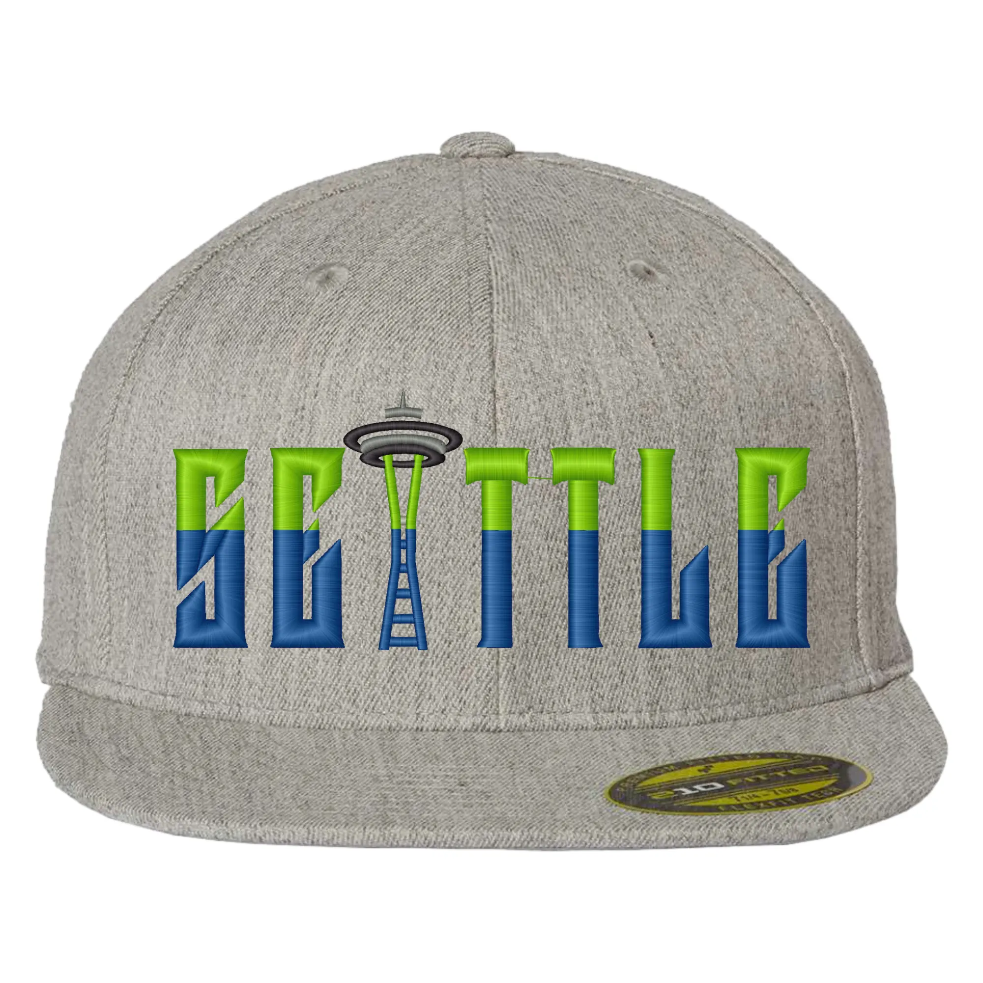 Seattle Football 3D Puff Embroidered Hat - Premium Seattle Football Hat