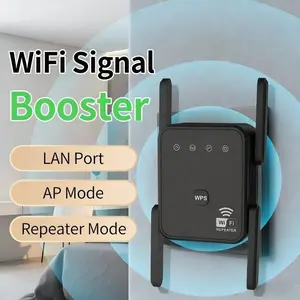 WiFi Extender 2026, 300mbps Signal Booster, Covers Ultra Large Square Feet, Supports Multiple Devices, Ethernet Port, Us Plug