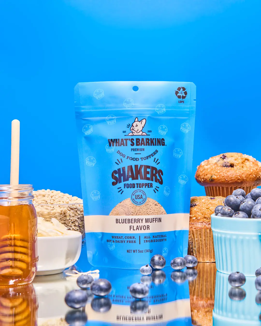 Blueberry Muffin Dog Food Topper