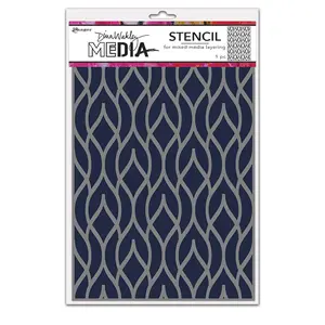 Dina Wakley Media Stencil Pointy Fence