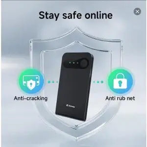 ECOVOX 4G LTE WiFi Mobile Hotspot 2026, No SIM Card Required No Contract, 9 Connected Devices, Multiple Networks, Portable Internet for Campers, Motorhomes and Travels, Free 1GB Local Data