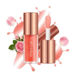 O.TWO.O Hydrating Lip Oil Gloss – Raspberry, 12-Hour Moisturizing Lip Care, Non-Sticky Glossy Finish