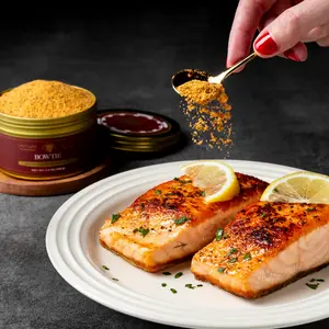 Golden Steer Steakhouse Bowtie Seafood Lemon Pepper Seasoning Blend for Shrimp Chicken Salmon