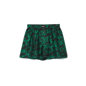Le Weekend Silk Boxer Emerald Jaguar Man