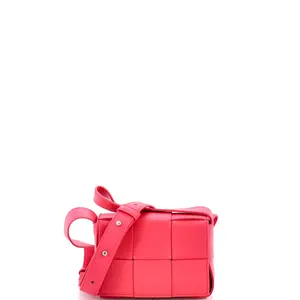 Pre-owned Bottega Veneta material Messenger Bags Cassette Crossbody Bag Maxi Intrecciato Leather Candy by Rebag