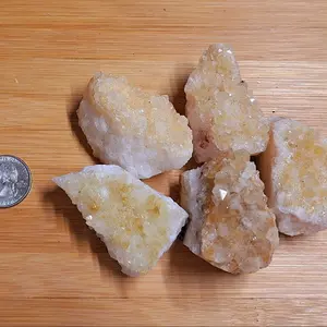 Rough Citrine Cluster