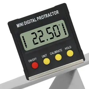 Mini Digital Protractor, 360 Degree Digital Protractor with Magnetic Base & Battery, Handheld Digital Angle Finder, Measuring Tool for Home & Office