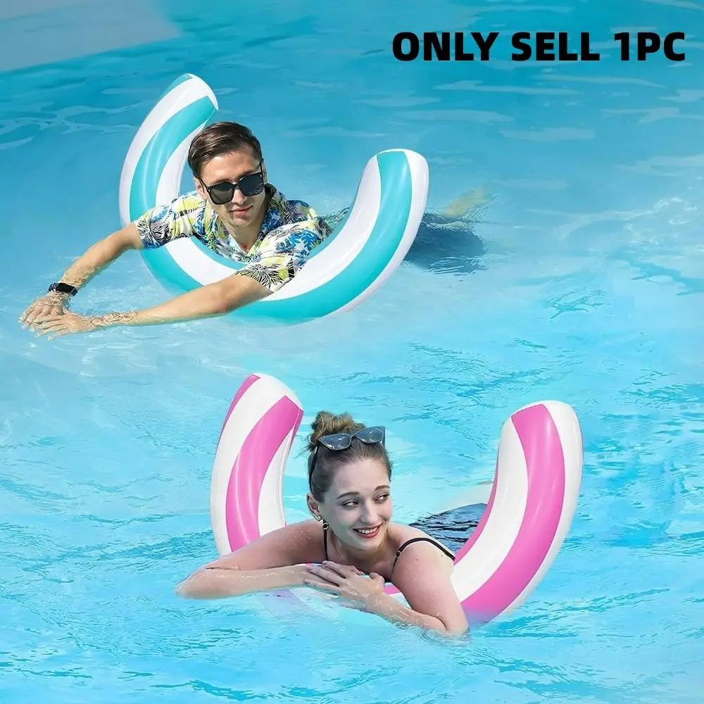 Inflatable Floating Ring Pool Toy, PVC Arch Swimming Circle, Air-Filled Buoyant Swim Board, Inflatable Floater, Swimming Accessories, Ideal for Water Fun