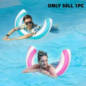 Inflatable Floating Ring Pool Toy, PVC Arch Swimming Circle, Air-Filled Buoyant Swim Board, Inflatable Floater, Ideal for Water Fun
