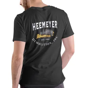 Heemeyer Demolition Inc Men's T-Shirt - Short Sleeve Crewneck Tee 100% Cotton Soft Comfortable Unisex Streetwear Top for Casual Everyday Wear