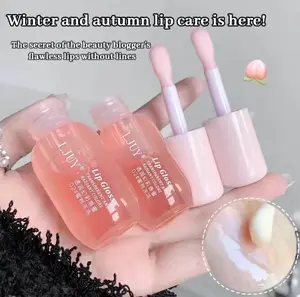 Nourishing 3-in-1 Lip Glaze  Hydrating Lip Oil & Sheer Shimmer Gloss  Smooth, Plump & Transparent Lipgloss Lipstick Makeup Glossy non-sticky stick