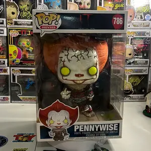 Funko Pop Vinyl Figure IT Pennywise Custom Jumbo Glittered Glow In The Dark 786