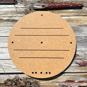 Wood Circle Centering Jig - Sign Making Tool, Hand Measuring Tool for Rulers & Related Applications