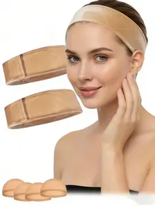 Velvet Wig Grip Band Set, Non-Slip Hair Accessories for Secure Hold, Includes 2 Packs & 4 Pieces, Ideal for Stylish Comfort