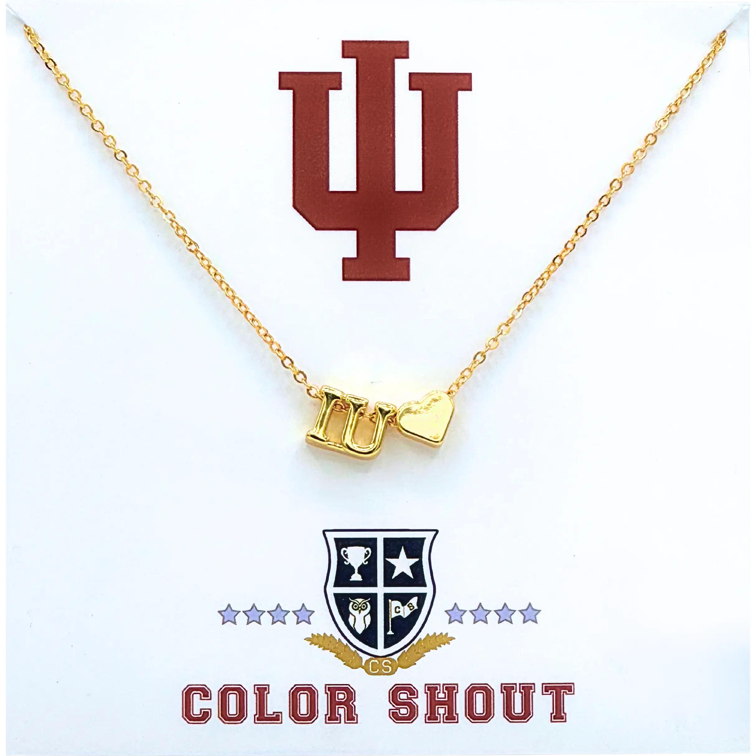 N202 - Indiana University Heart Necklace