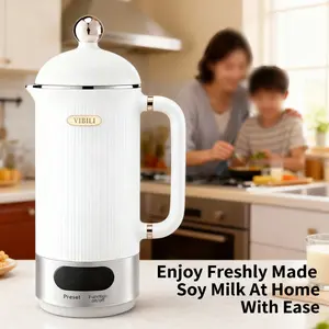 Household Soy Milk Maker Fully Automatic Large Capacity Filter-Free Soybean Milk Machine Multifunctional Appointment Blender