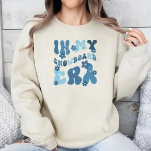 In My Snowboarding Era Sweatshirt, Snowboard Lover Sweatshirt, Gift for Snowboarder, Winter Sports Sweater