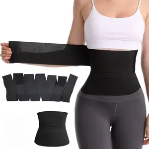 Adjustable Wrap Waist Belt – Breathable Long Belt for Ab Workout & Core Support