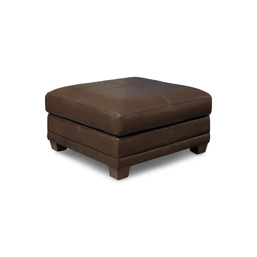 Livorno Leather Large Ottoman Livorno Leather Large Ottoman