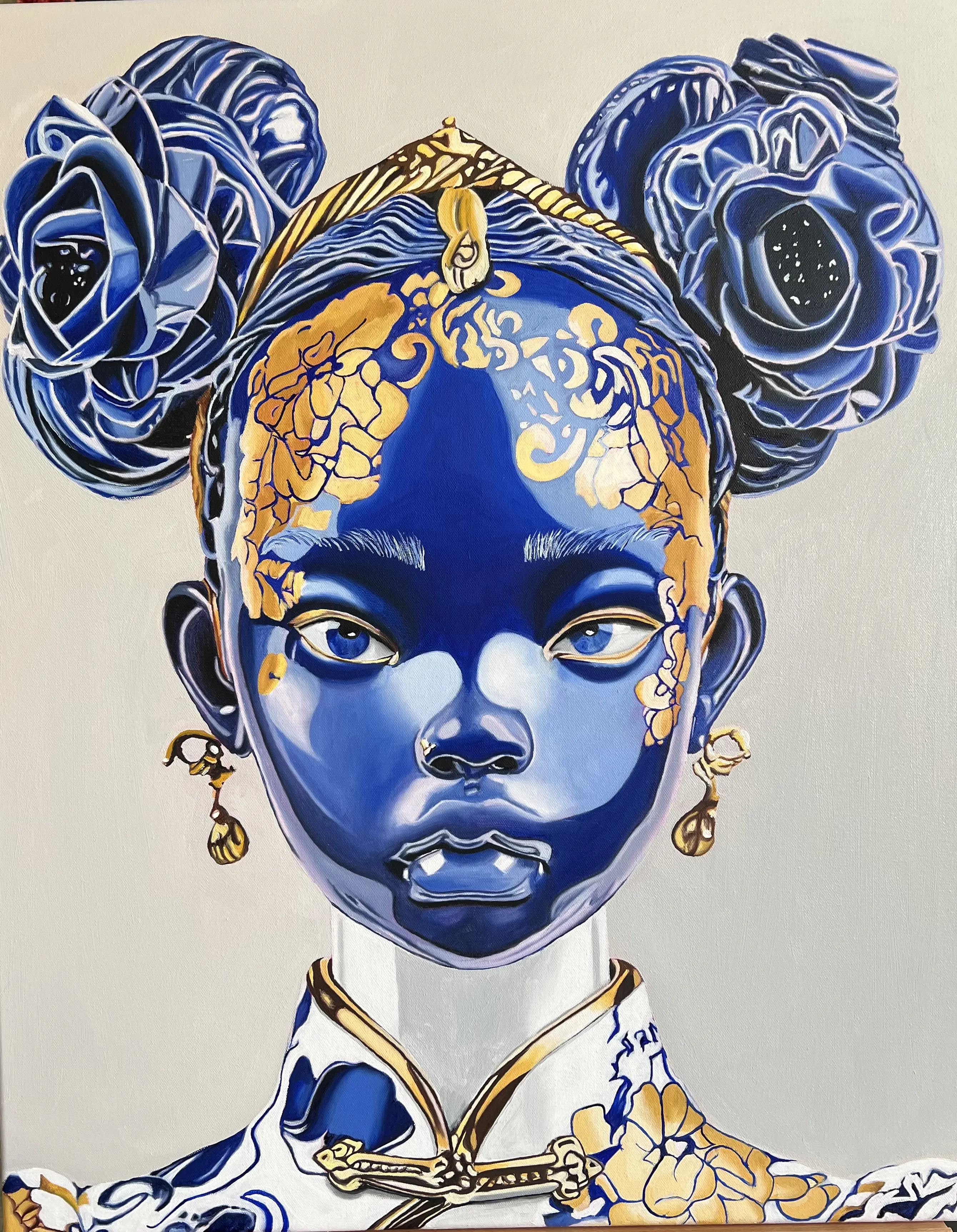 Hand Painted  - Titled: ROYALTY