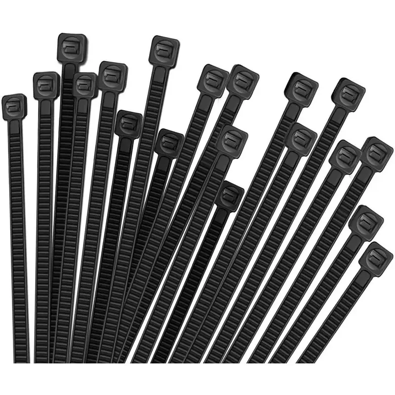 100pcs cable zip ties heavy duty 12 inch premium plastic wire ties with 50 pounds tensile strength selflocking black nylon zip ties for indoor and outdoor