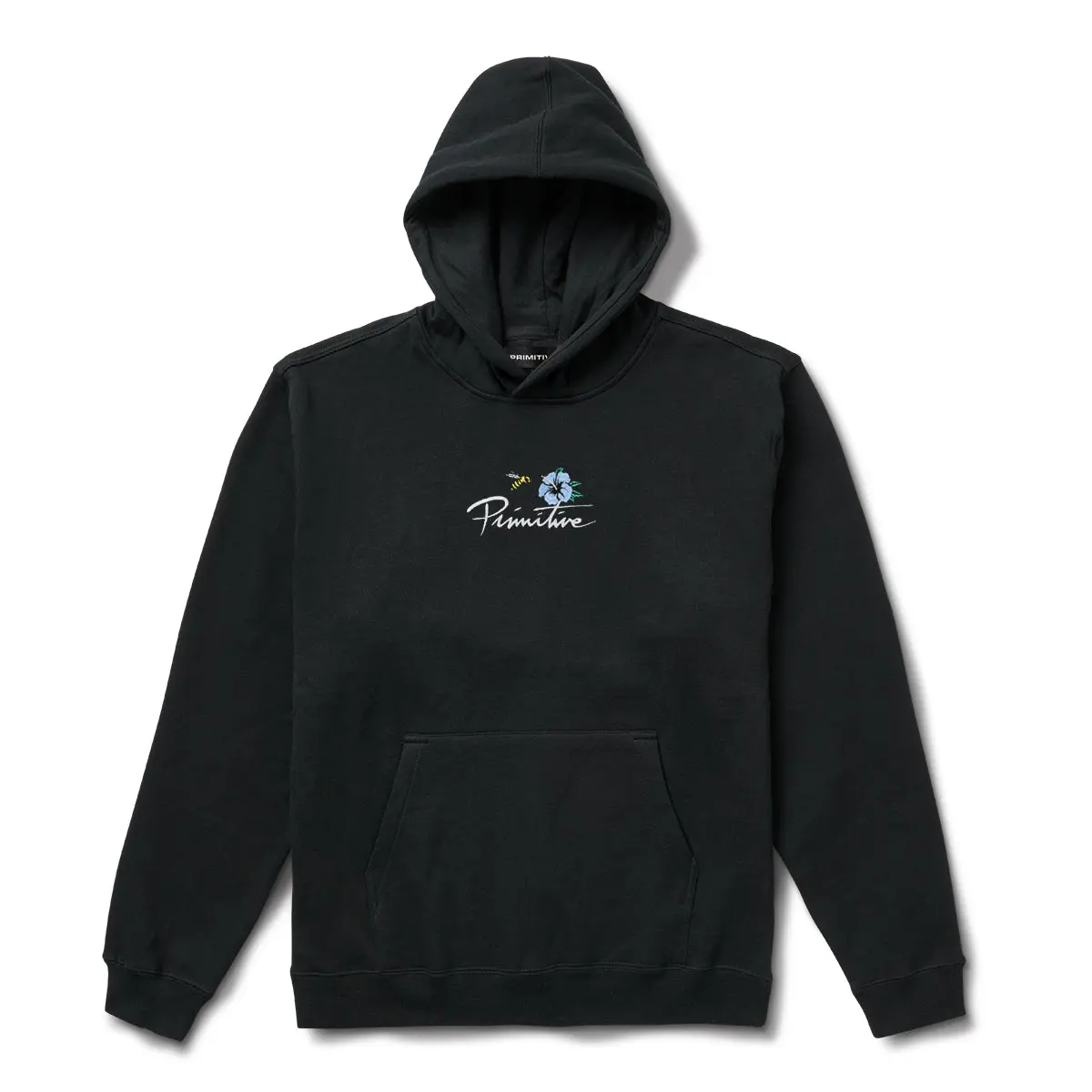PRIMITIVE APPAREL Solstice Men's Hoodie, Boxy Fit Heavyweight 500gsm Cotton Skateboarding Sweatshirt with Embroidered Artwork, Tops, Sweatshirts, Fabric, Menswear