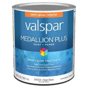Valspar  1 qt. Medallion Plus Acrylic Latex All Purpose Paint & Primer, Clear