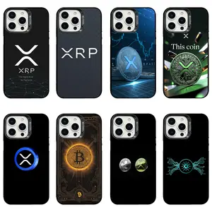 XRP Ripple Crypto Contemporary Art Eco-Friendly Phone Case - Anti-Drop Shockproof Protector Accessory for iPhone 17, Air, 16 Pro Max, 15, 14 Plus, 13, 12, 11