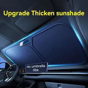 Thick Car Sun Shade, Foldable UV & Heat Protection
