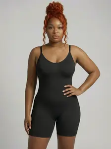 ILARIA CurveHold Seamless Shaping Bodysuit - Obsidian Firm Compression Waist Smoothing Suit
