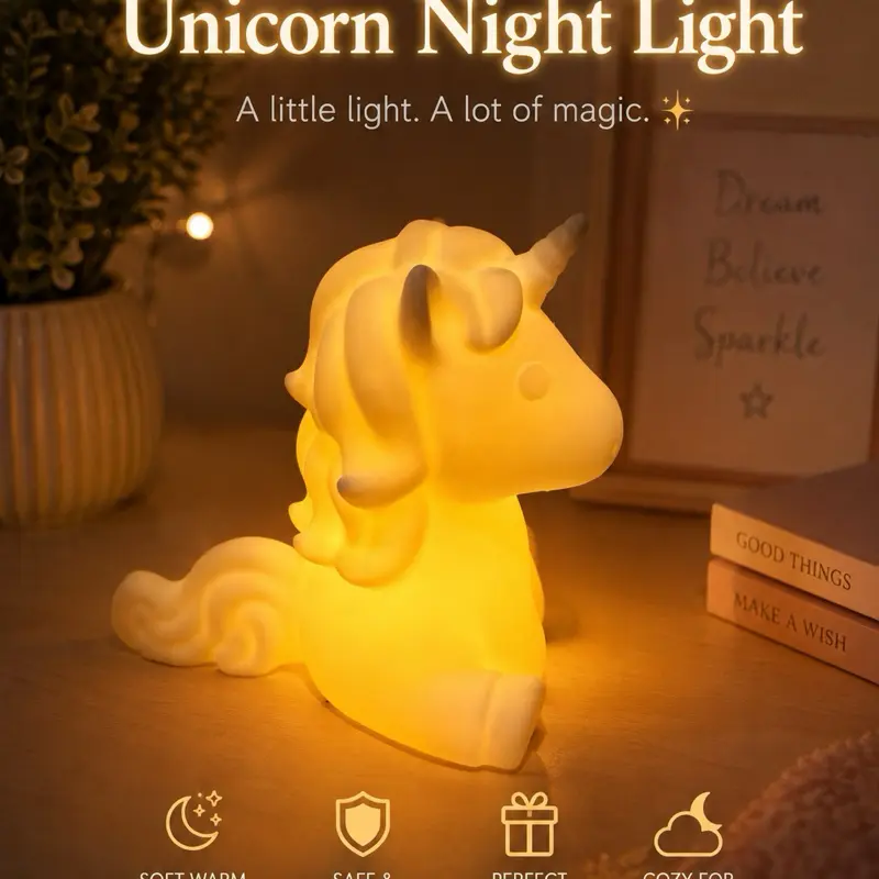 Mini Unicorn Light - Adorable Unicorn Design for Kids' Room Decor
