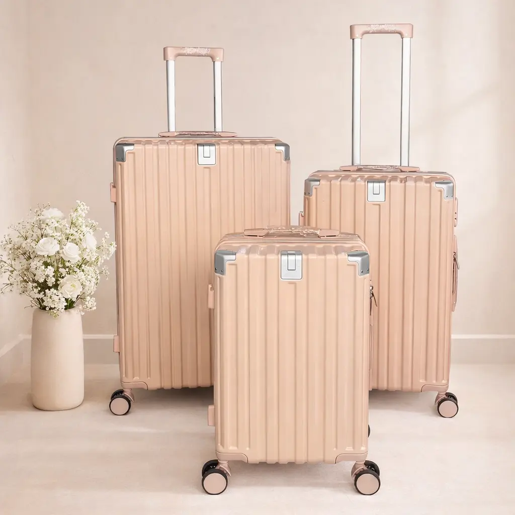 【GMZGZN】3 Piece Luggage Sets, hardshell travel luggage PC+ABS Durable Suitcase with Silent universal wheels, TSA Lock Travel Luggage for Men and Women 20/24/28 Inch