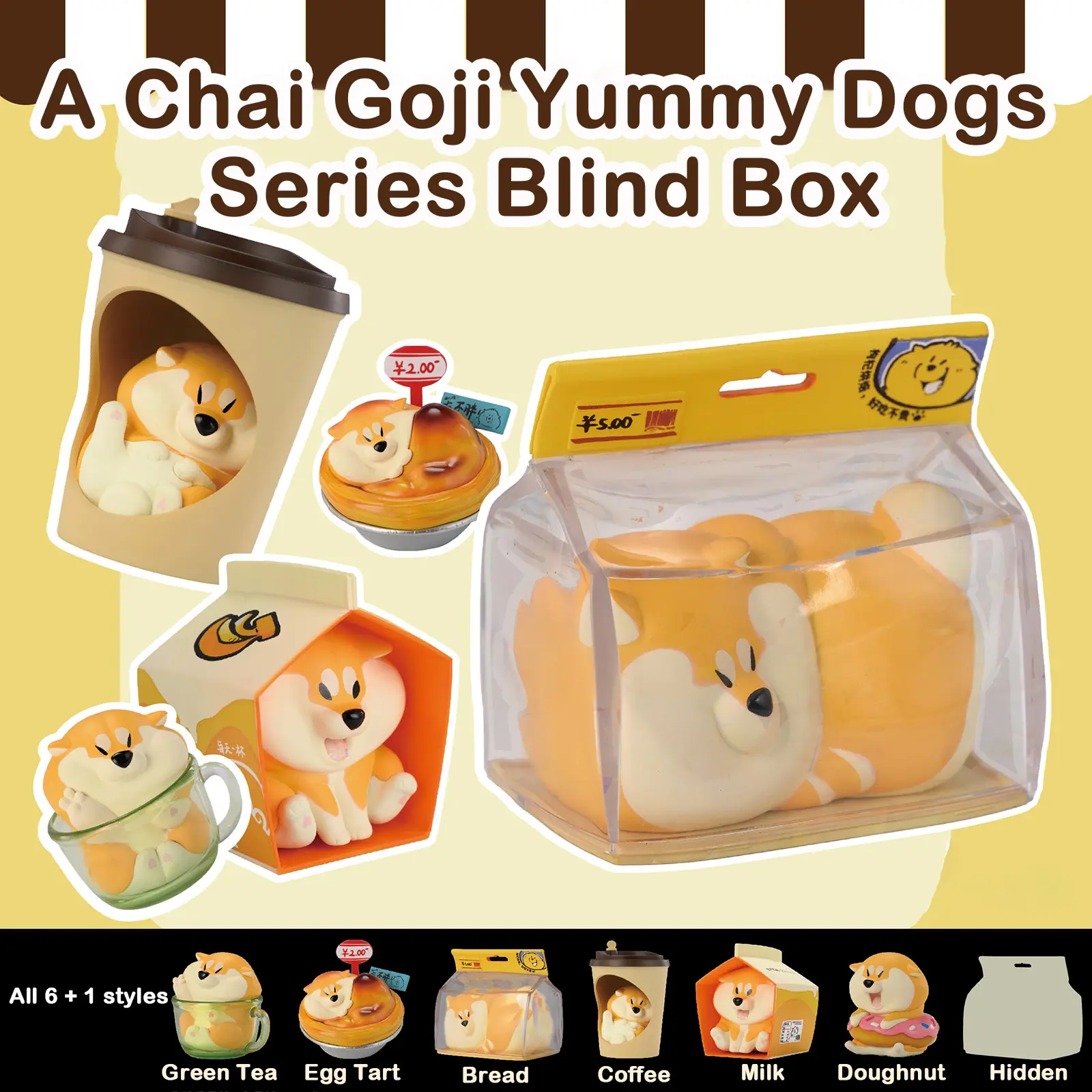 A Chai Goji Yummy Dogs Series Blind Box - TikTok Shop
