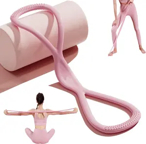 Women's TPE Material 8-Shaped Resistance Band, Home Workout Equipment for Gym Fitness, Arm & Chest Training, Stretching Gear, Yoga